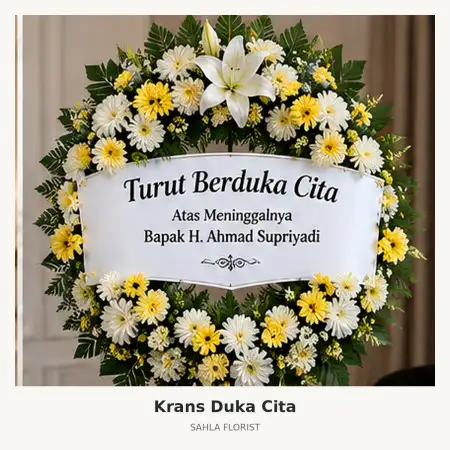 Krans Bunga Duka Seturan